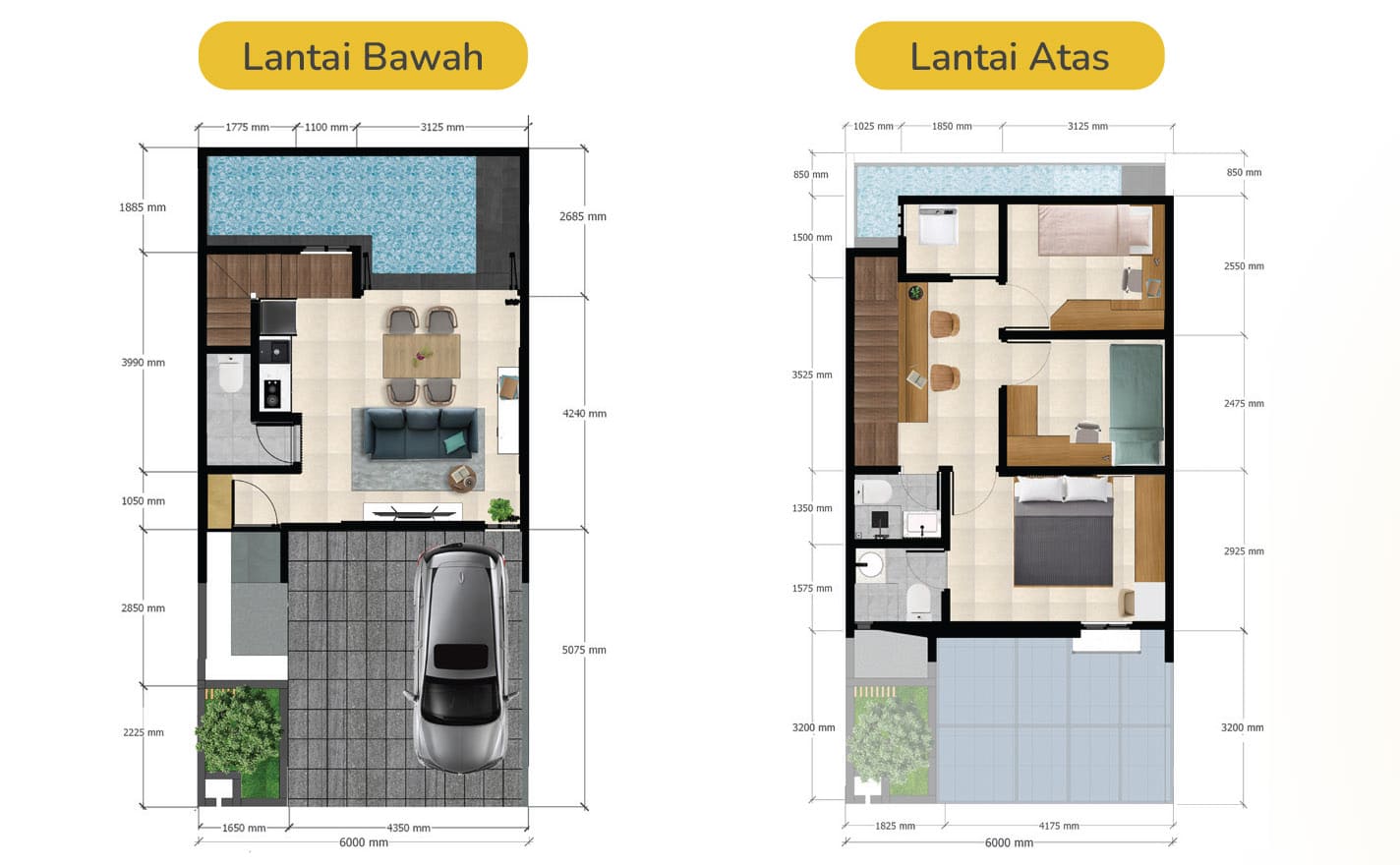 Jual rumah nano town 4 pamulang tangerang selatan