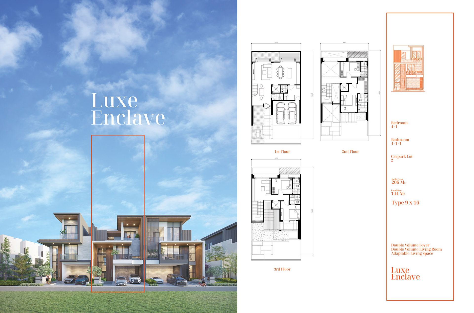 Rumah mewah shila sawangan ecotown cluster hannam tipe luxe enclave