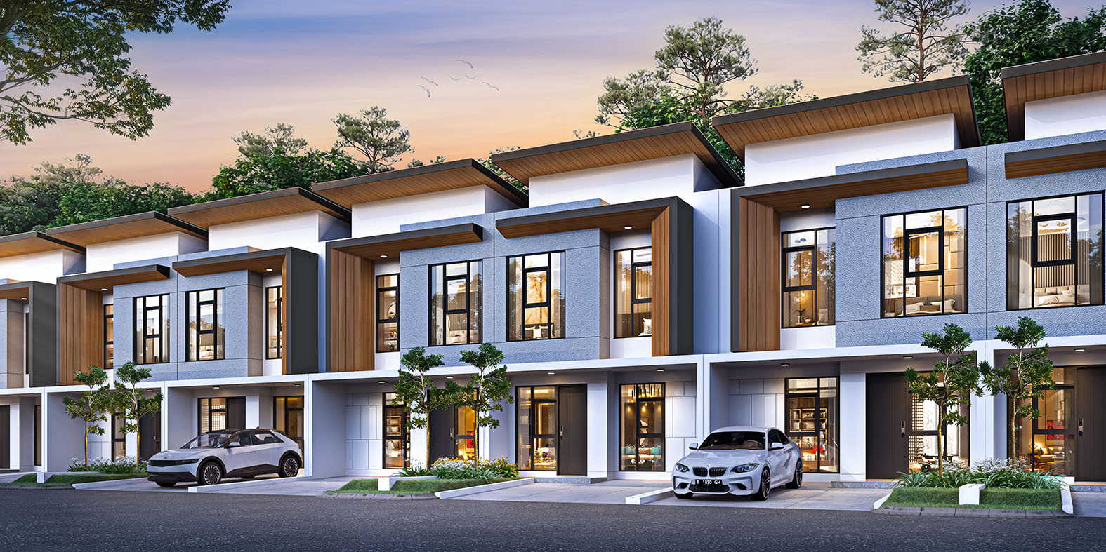 Rumah paradise resort city ciputat tangsel tipe bella cluster elysian