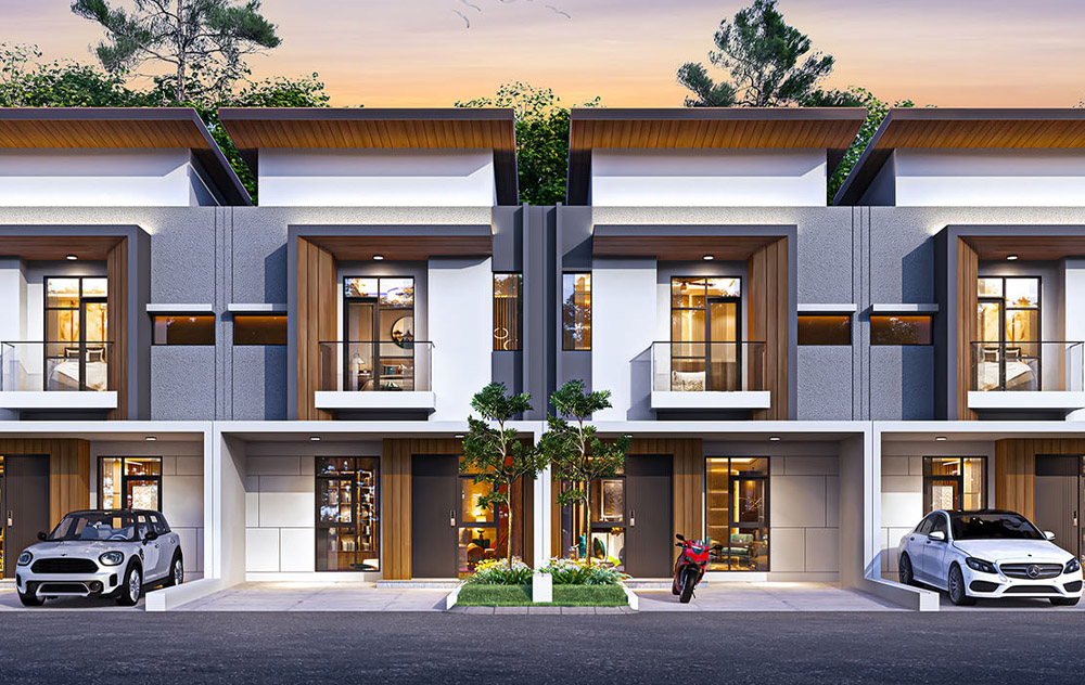 Rumah paradise resort city ciputat tangsel tipe calan cluster elysian
