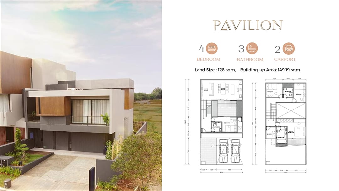 Rumah shila sawangn tipe pavilion lake vista sawangan depok