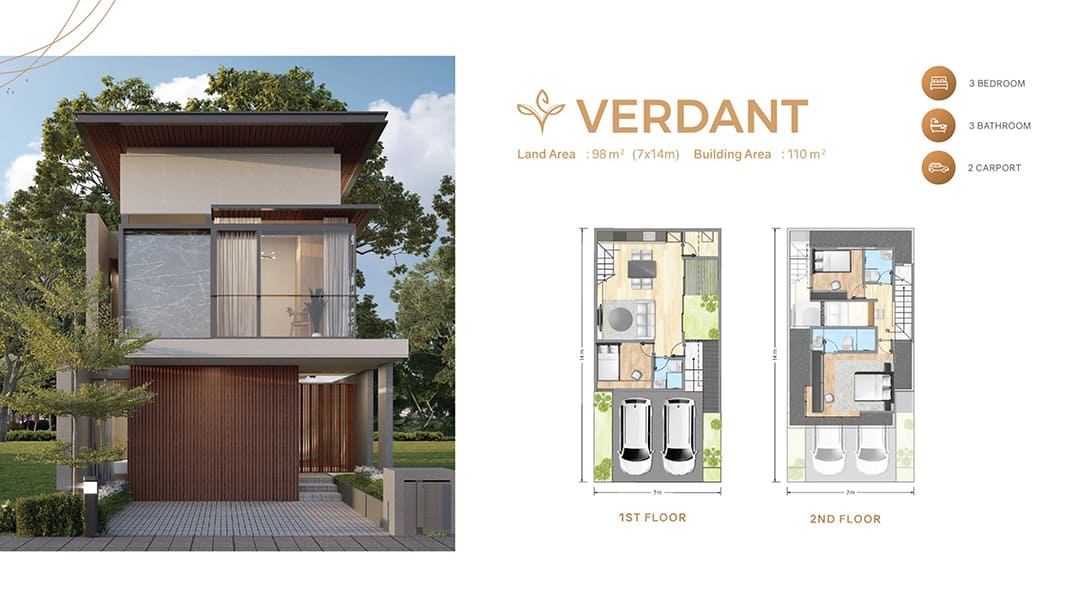 Rumah shila sawangan tipe verdant cluster laguna ecotown depok