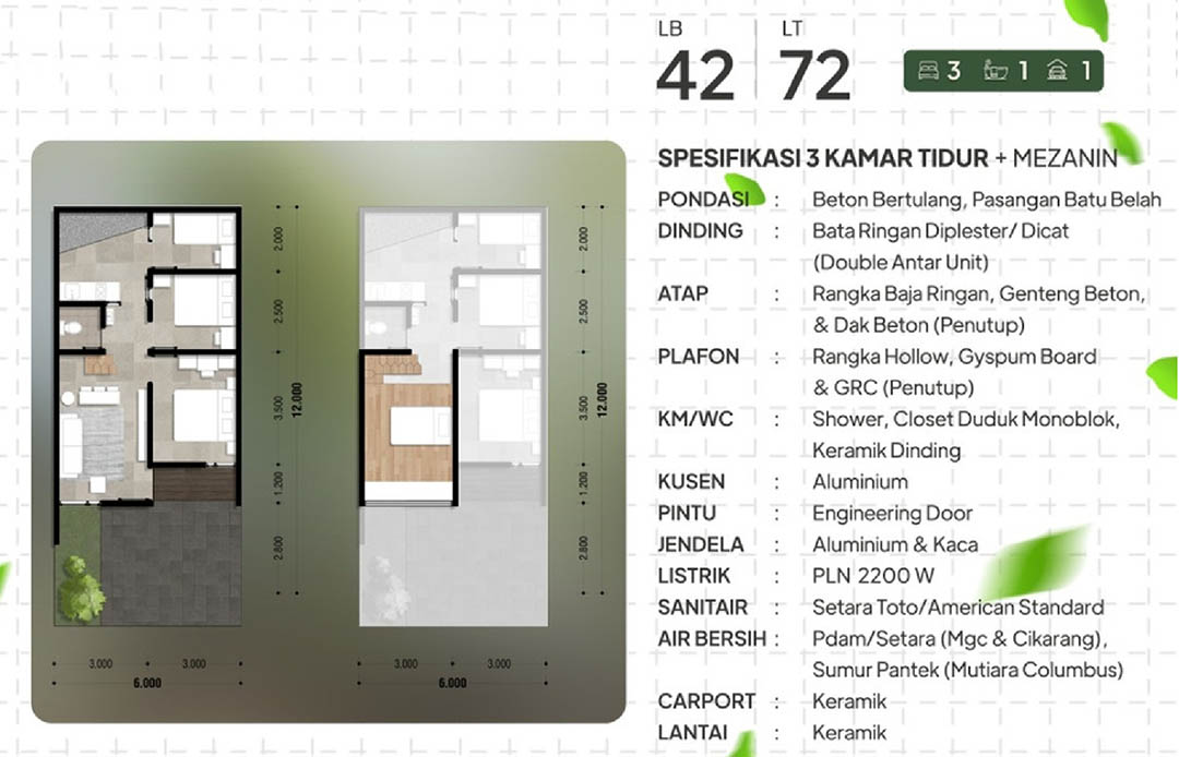 Rumah sawangan depok dekat transjakarta svacasa svayana
