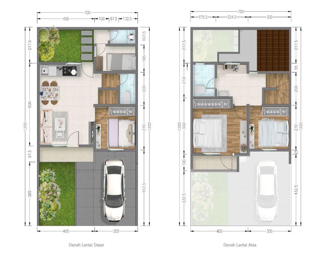 Rumah 2 Lantai siap huni paradise serpong city tangerang selatan tipe grayson