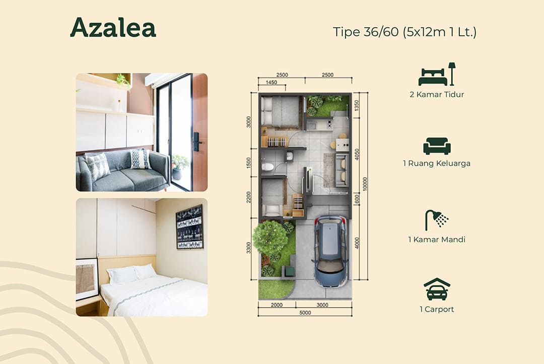 Terranea Homes cisauk tangerang selatan tipe azalea